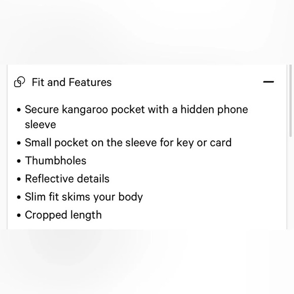 NWT Lululemon Down for It All Cropped Half-Zip Pullover in Black Size 6 - Picture 12 of 15